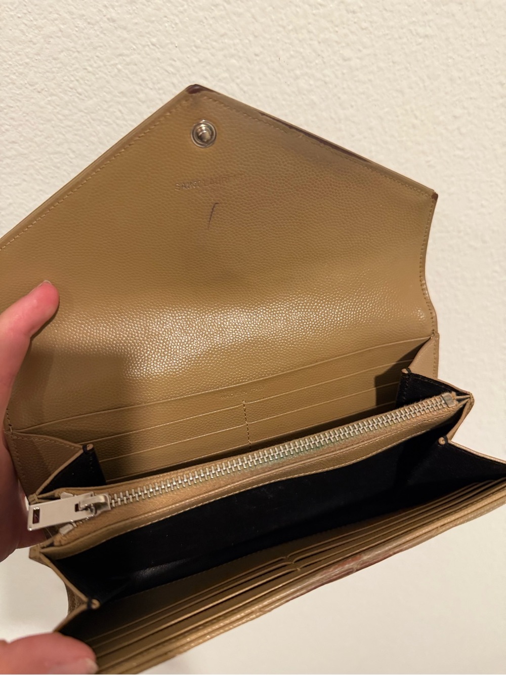 Saint Laurent Quilted Envelope Wallet - Picture 3 of 3